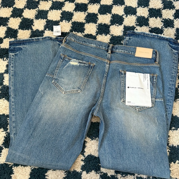 PURPLE JEANS slim fit low rise flare NWT - Picture 3 of 6